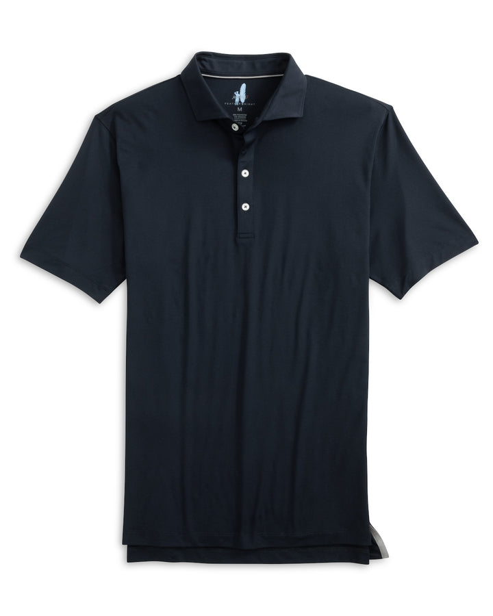 Johnnie-O Featherweight Huronn Polo: Black