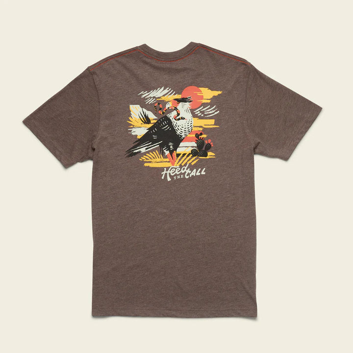 Howler Brothers Caracara T-Shirt: Espresso T-Shirt - Espresso Heather