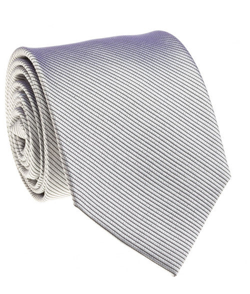 Silver Solid File Tie