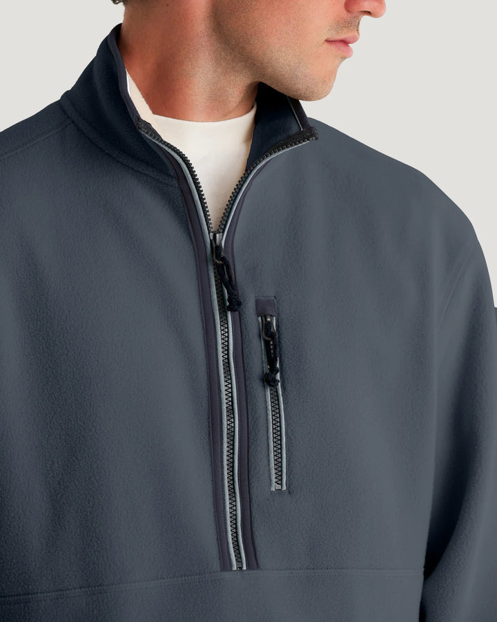 Free Fly Men's Ashridge Fleece Half Zip: Storm Cloud