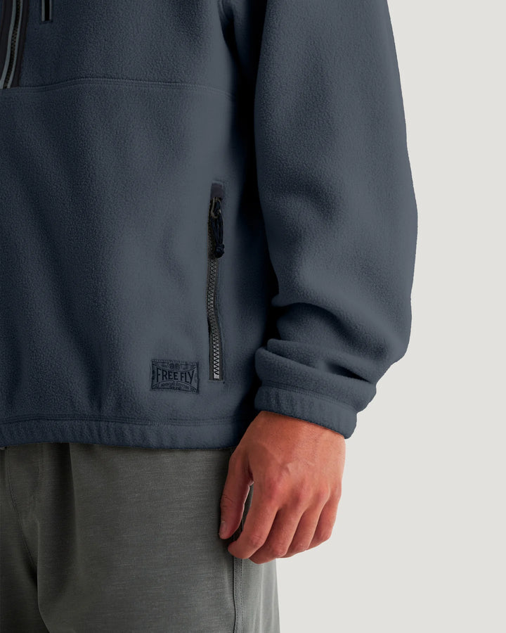 Free Fly Men's Ashridge Fleece Half Zip: Storm Cloud