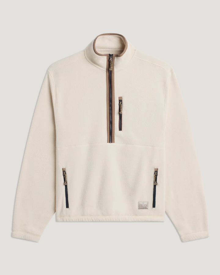 Free Fly Men's Ashridge Fleece Half Zip: French Oak