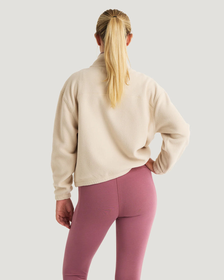 Free Fly Women's Ashridge Fleece Half Zip: French Oak