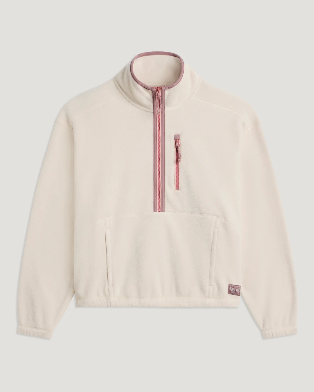 Free Fly Women's Ashridge Fleece Half Zip: French Oak
