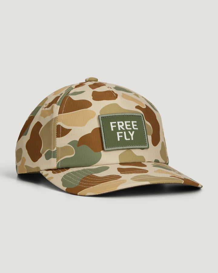 Free Fly Standard Patch Performance Hat: Vintage Camo