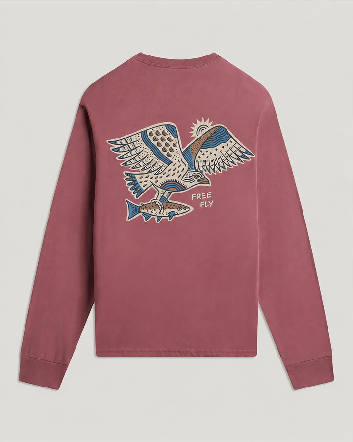 Free Fly Osprey Catch Long Sleeve T-shirt: Plum