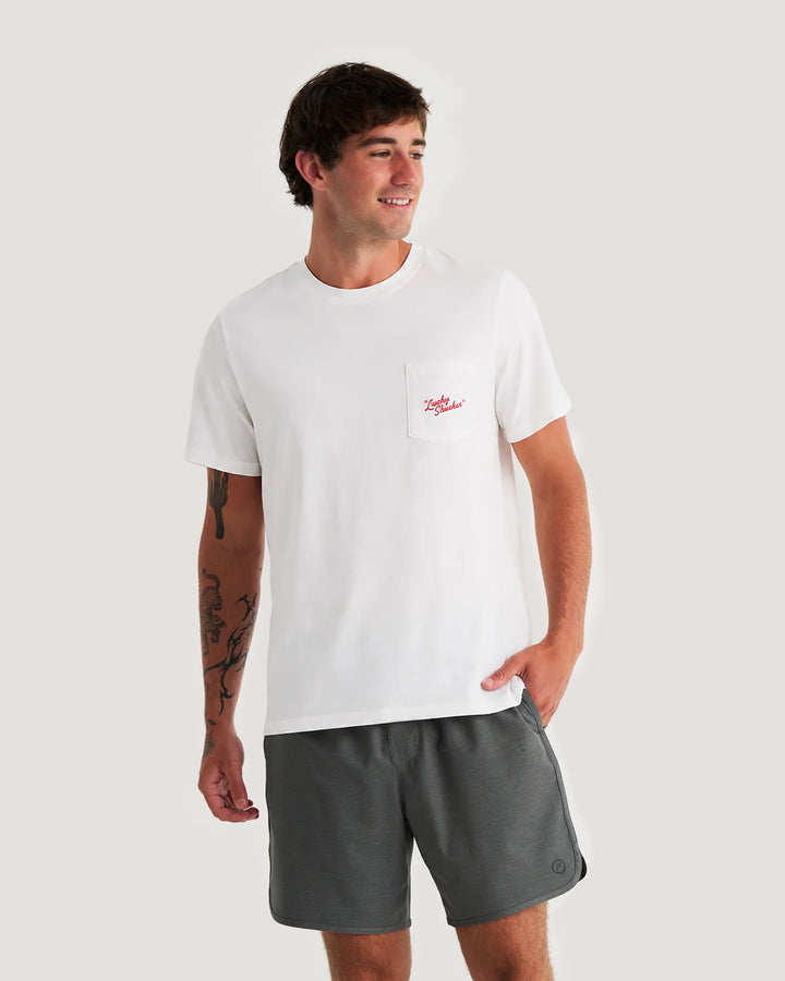 Free Fly Lucky Shucker Pocket Tee: Bone