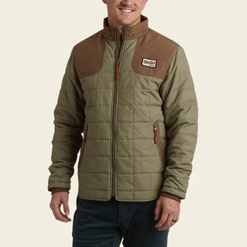 Howler Brothers Merlin Jacket: Mountain Green/Teak