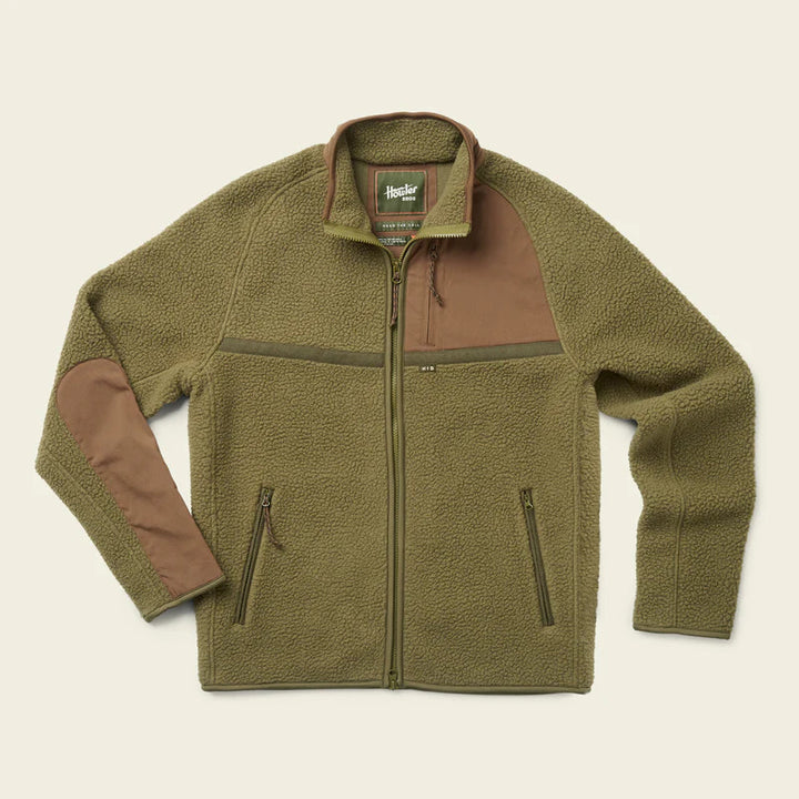 Howler Brothers Crozet Fleece Jacket: Olivetree