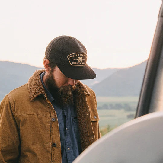 Howler Brothers Fuzzy Depot Jacket: Duck Brown Canvas