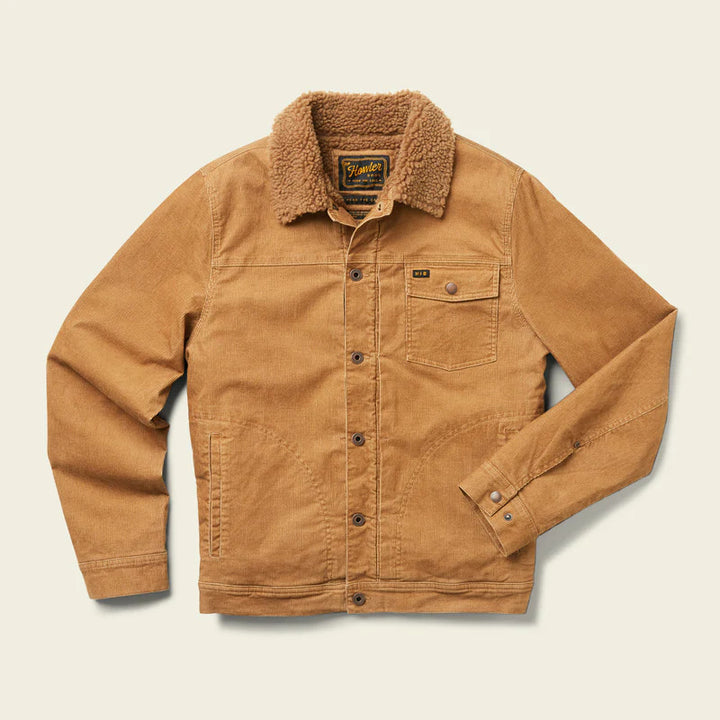 Howler Brothers Fuzzy Depot Jacket: Duck Brown Canvas