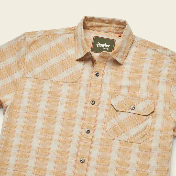 Howler Brothers Harker's Flannel: Barrett Plaid : Faded Sun