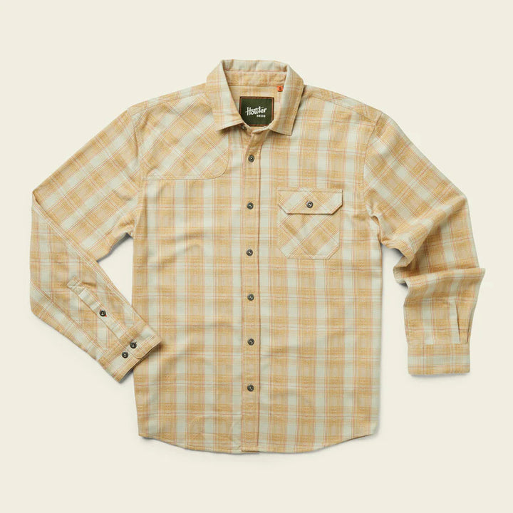 Howler Brothers Harker's Flannel: Barrett Plaid : Faded Sun