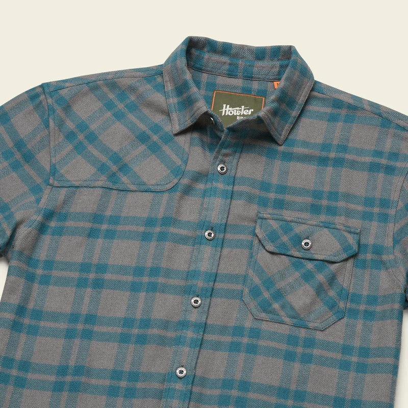 Howler Brothers Harker's Flannel:  Cohen Plaid : Dark Teal