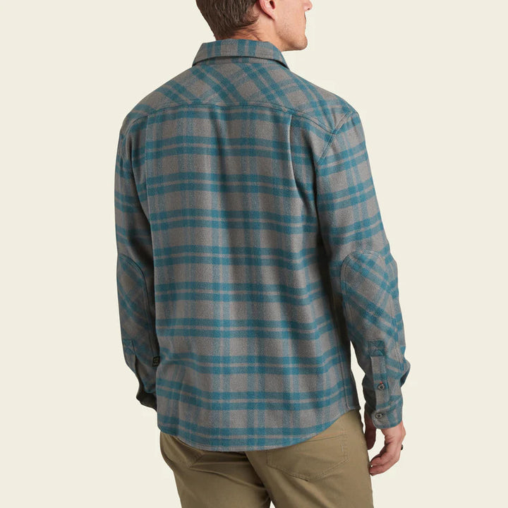 Howler Brothers Harker's Flannel:  Cohen Plaid : Dark Teal