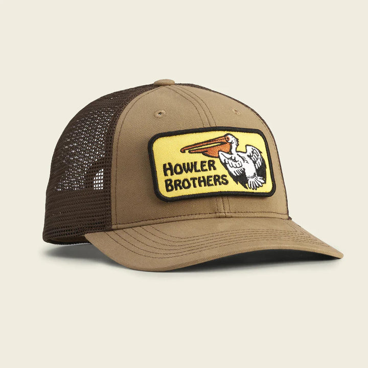 Howler Brothers Pelican Badge Standard Hat: British Khaki