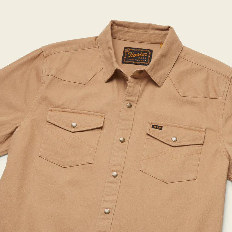 Howler Brothers Sawhorse Work Shirt: Fawn