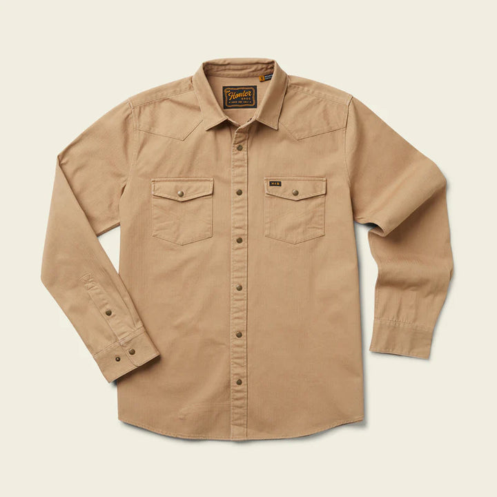 Howler Brothers Sawhorse Work Shirt: Fawn