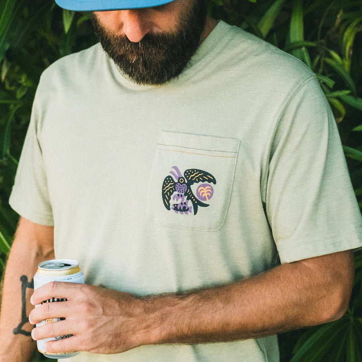 Howler Brothers Frigate Badge Pocket T-Shirt: Pistachio