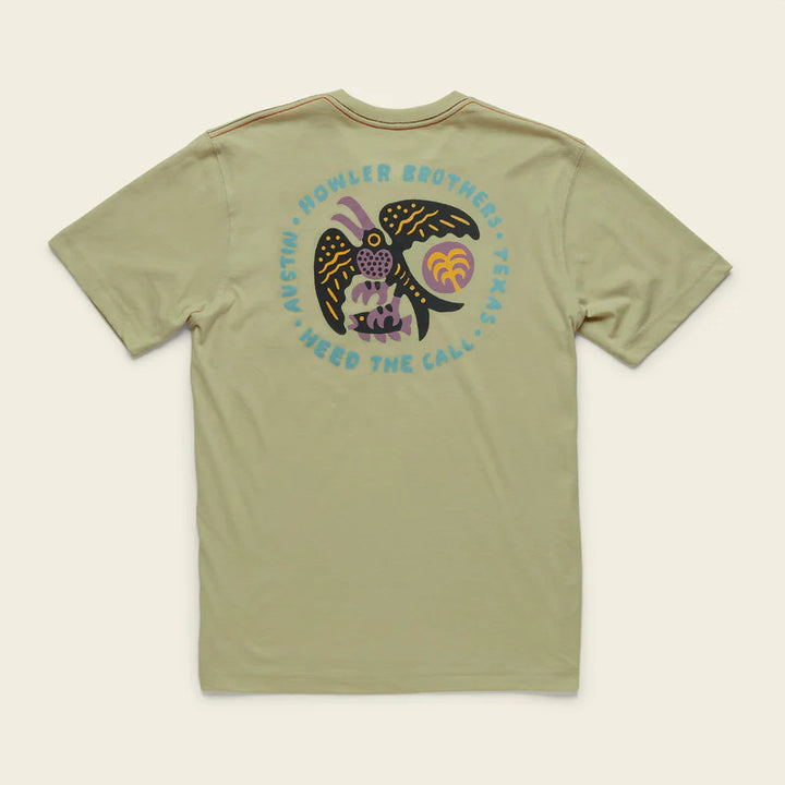 Howler Brothers Frigate Badge Pocket T-Shirt: Pistachio