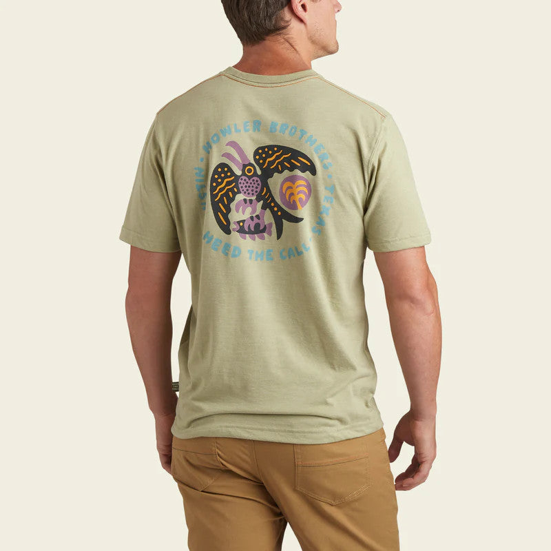 Howler Brothers Frigate Badge Pocket T-Shirt: Pistachio