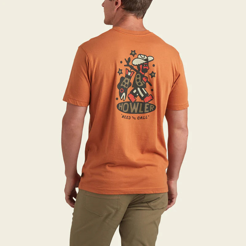 Howler Brothers Travelin' Light Pocket T-Shirt: Adobe