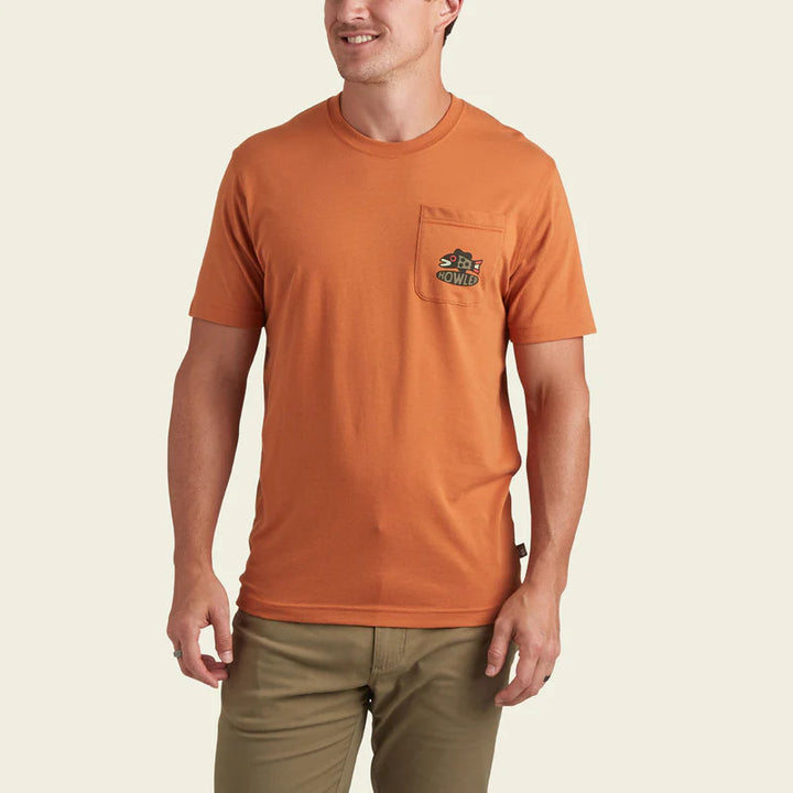 Howler Brothers Travelin' Light Pocket T-Shirt: Adobe