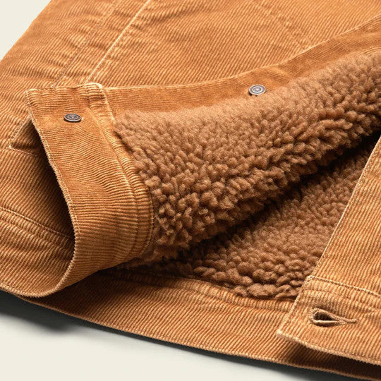 Howler Brothers Fuzzy Depot Jacket: Duck Brown Canvas