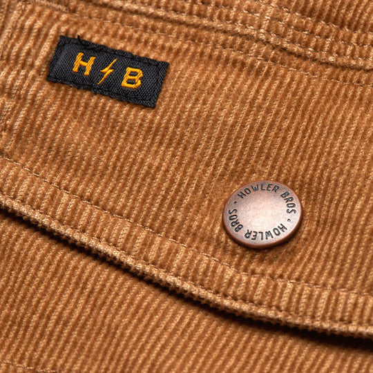 Howler Brothers Fuzzy Depot Jacket: Duck Brown Canvas
