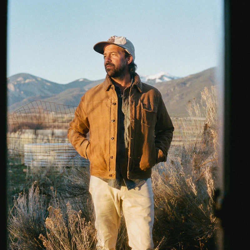 Howler Brothers Fuzzy Depot Jacket: Duck Brown Canvas