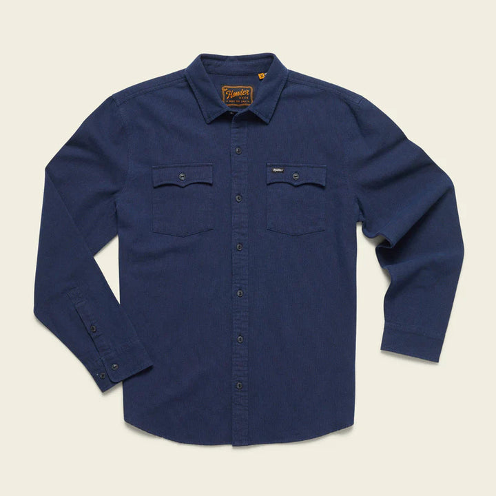 Howler Brothers Novato Shirt: Naval Blue