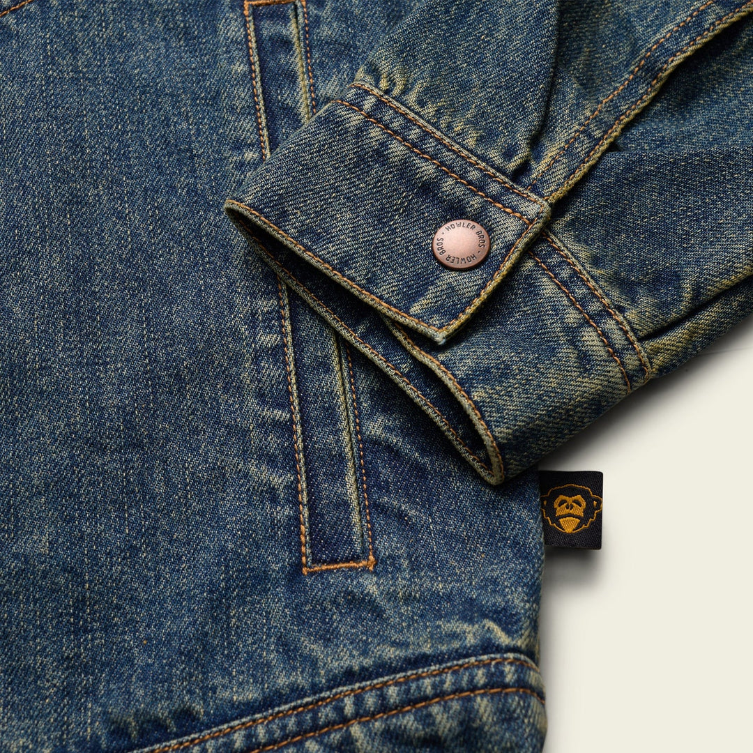 Howler Bros Denim Depot Jacket: Petty Mid Wash