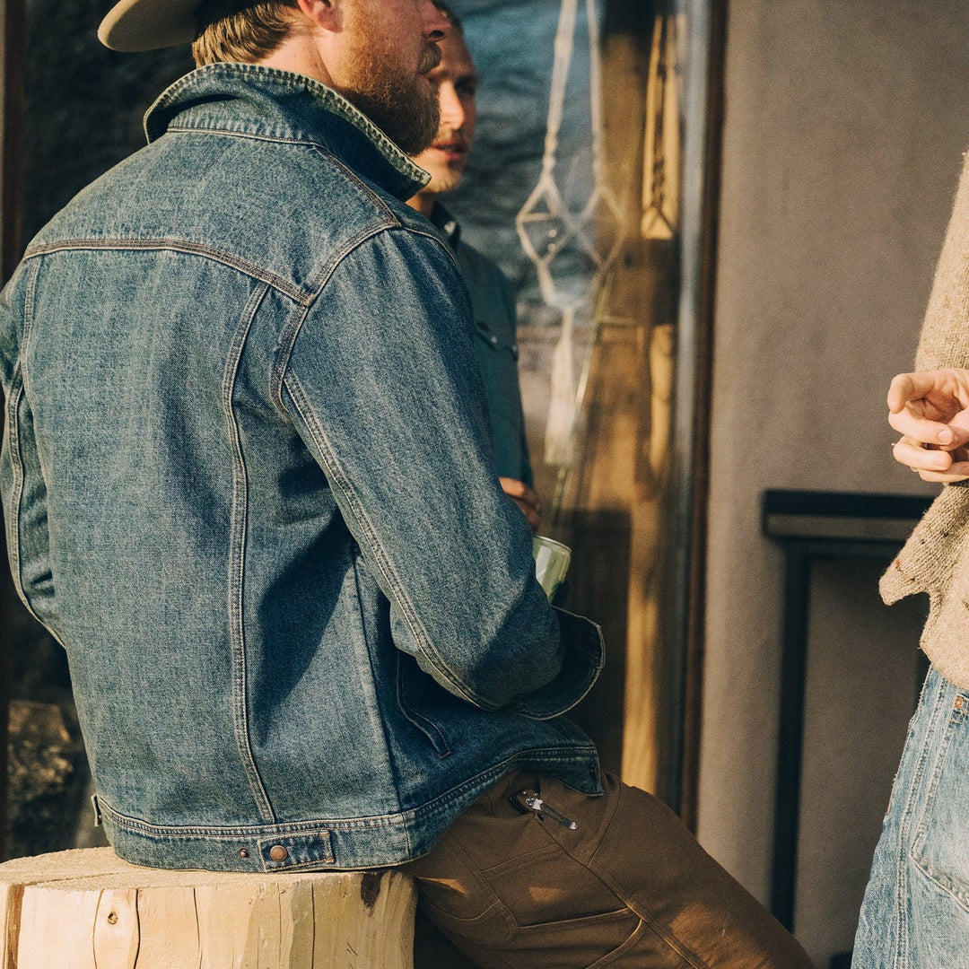 Howler Bros Denim Depot Jacket: Petty Mid Wash