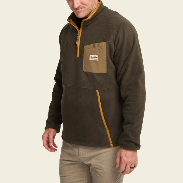 Howler Bros Free Range Fleece Pullover: Army
