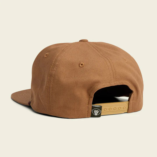 Howler Bros Unstructured Snapback Hat - HB Manufacturing Co: Brown Oxford