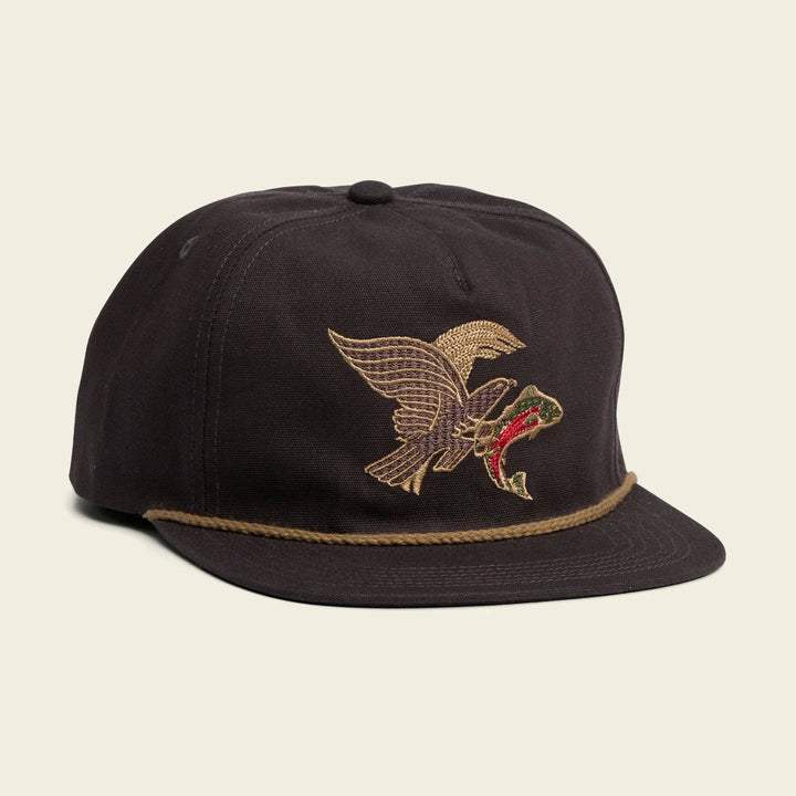Howler Bros Osprey Prey Snapback: Black Twill