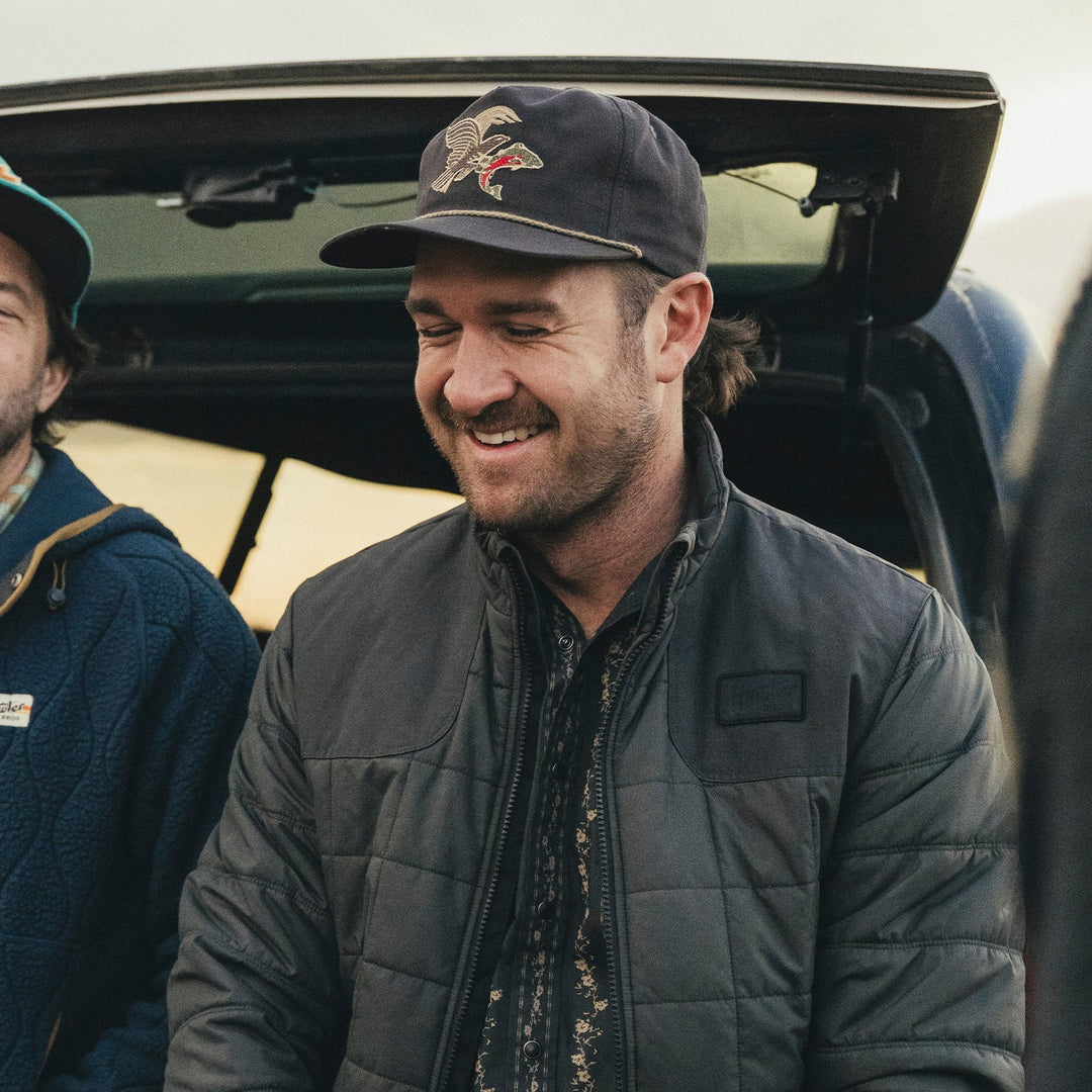 Howler Bros Osprey Prey Snapback: Black Twill