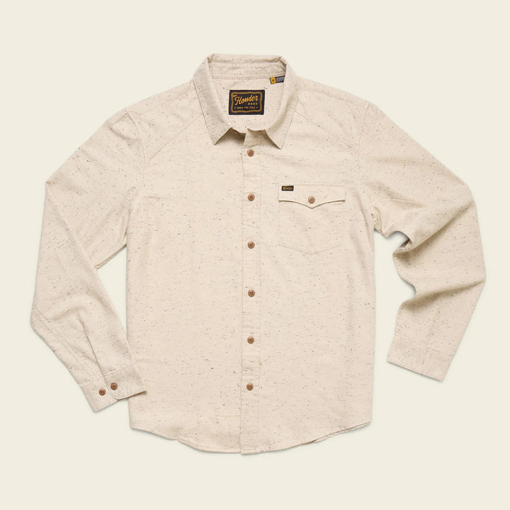 Howler Bros La Grange Lightweight Flannel: Speckled Sand