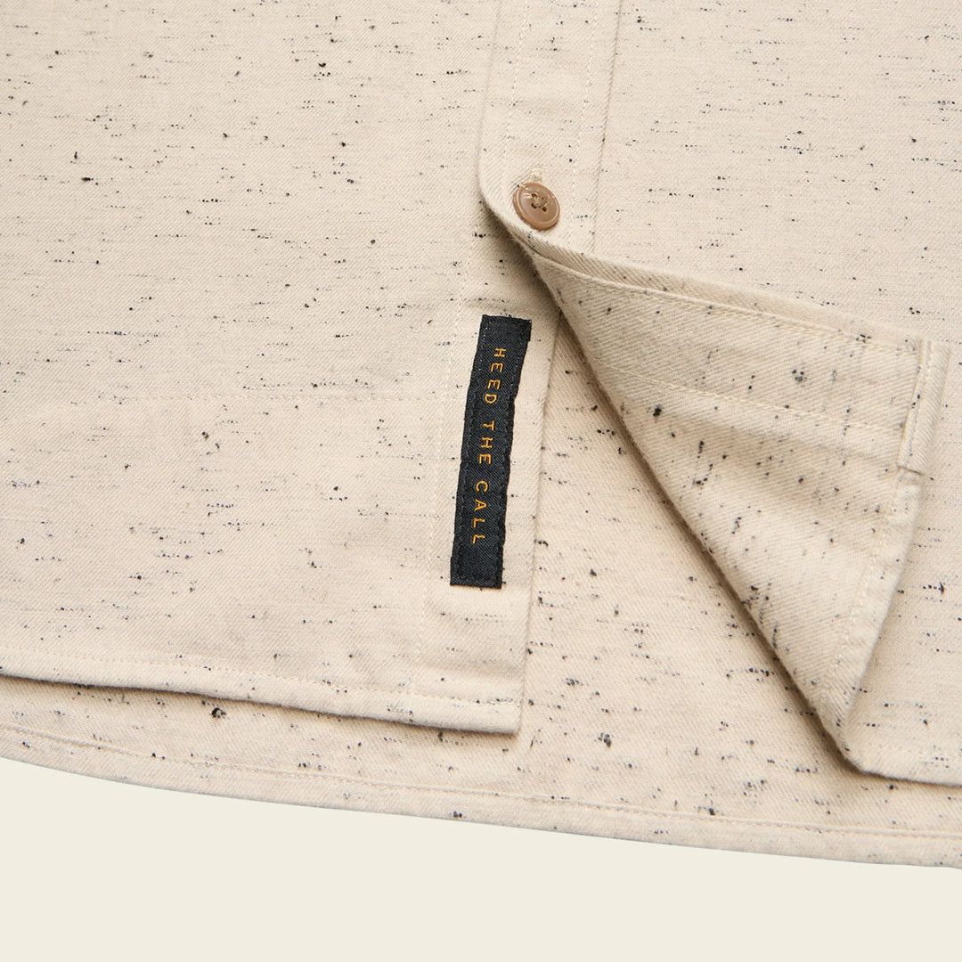 Howler Bros La Grange Lightweight Flannel: Speckled Sand