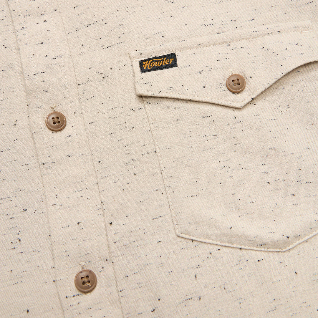 Howler Brothers La Grange Lightweight Flannel: Speckled Sand