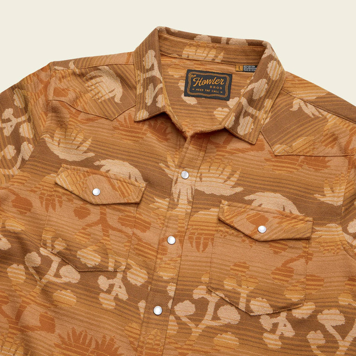 Howler Brothers Sheridan Flannel - Maguey Mirage: Camel