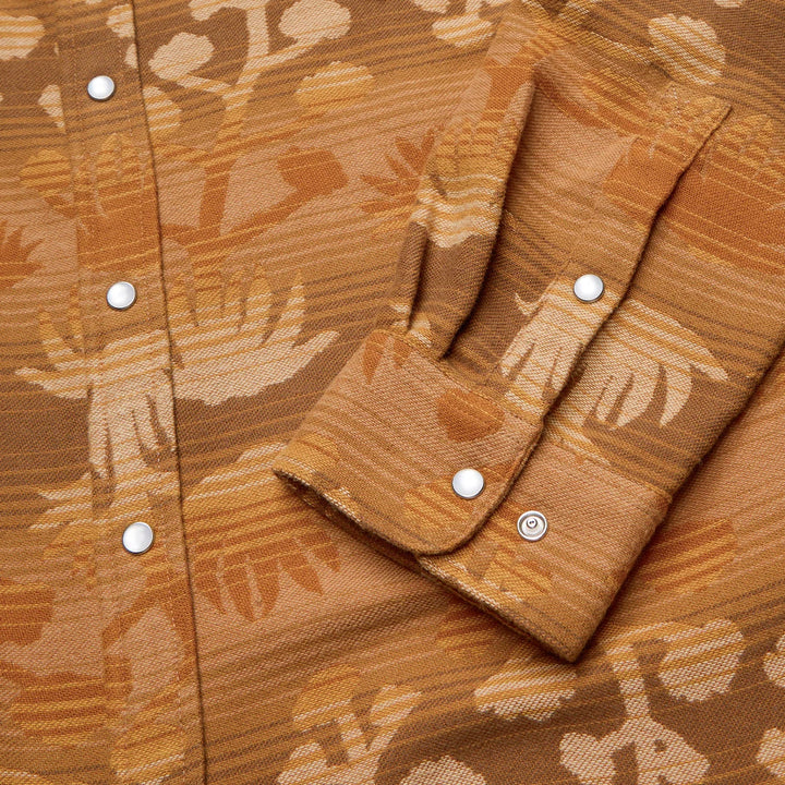 Howler Brothers Sheridan Flannel - Maguey Mirage: Camel