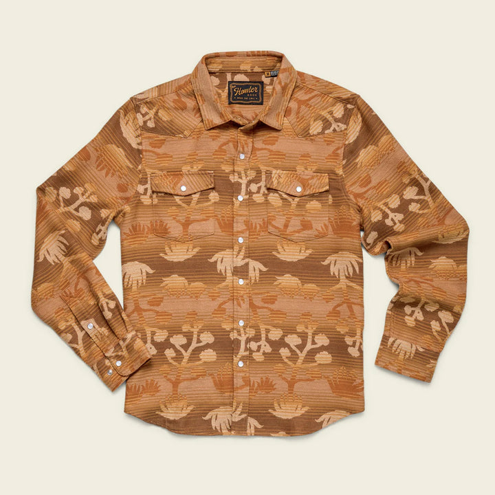 Howler Brothers Sheridan Flannel - Maguey Mirage: Camel