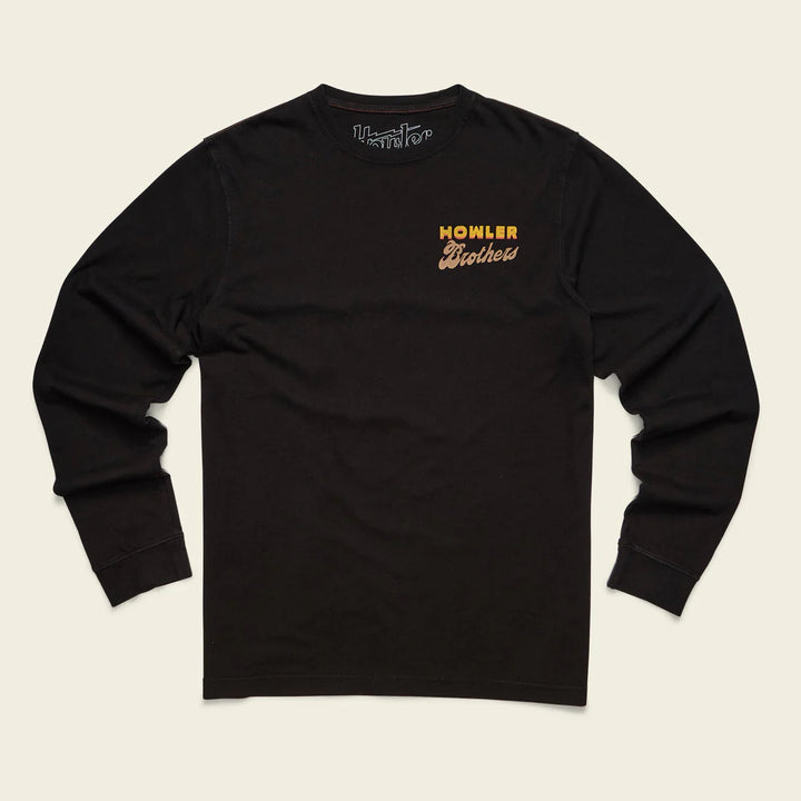 Howler Brothers Osprey Prey Longsleeve Cotton T-shirt: Black