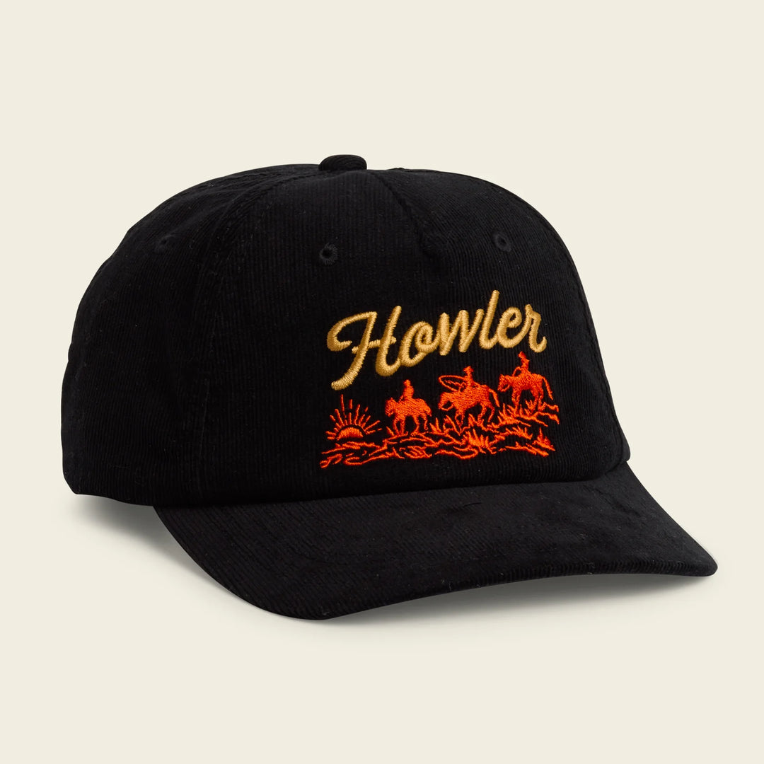 Howler Bros Howler Posse Standard Hat: Black Corduroy