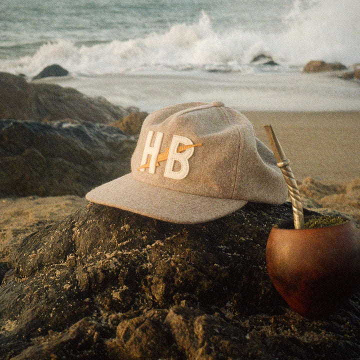 Howler Bros Big HB Snapback: Cowhide