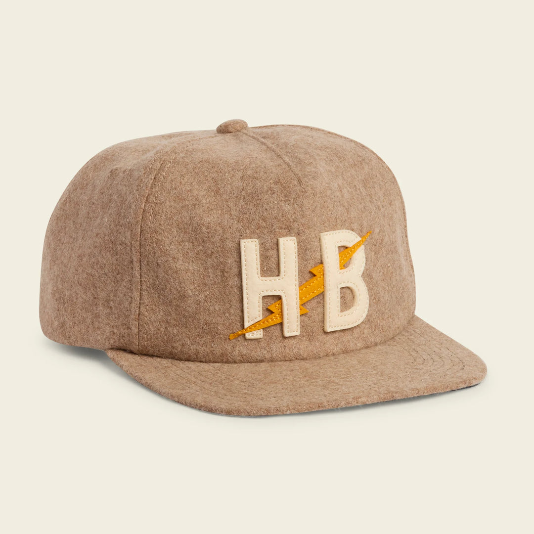 Howler Bros Big HB Snapback: Cowhide