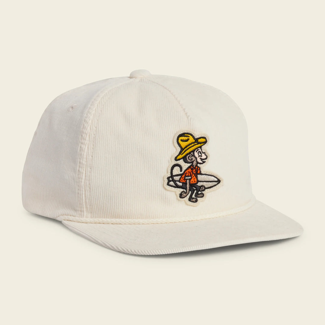 Howler Bros El Monito Surfs Snapback: Off White Corduroy