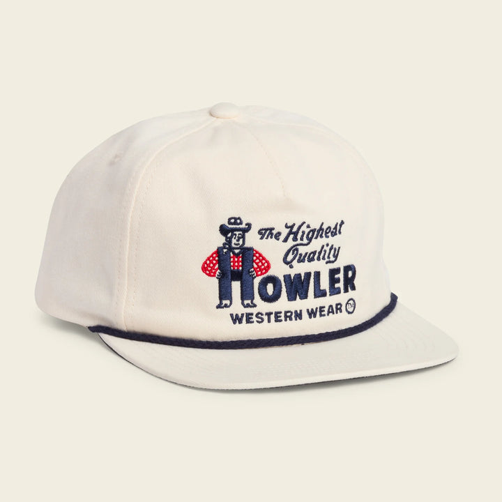 Howler Bros Howler Western Wear Snapback: Bone