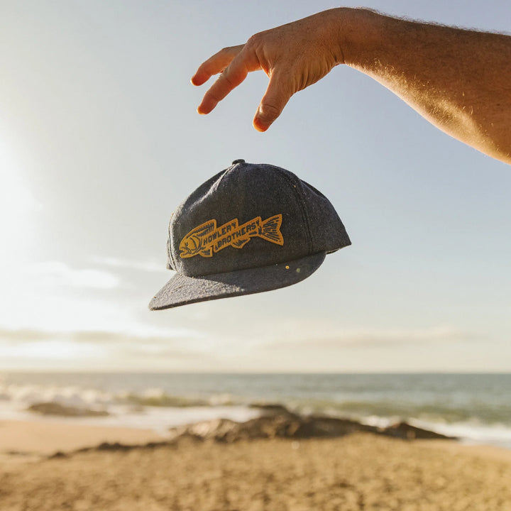 Howler Bros Trout Bolt Snapback: Navy Heather
